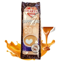 Kawa rozpuszczalna HEARTS 1KG CAPPUCINO KARMELL